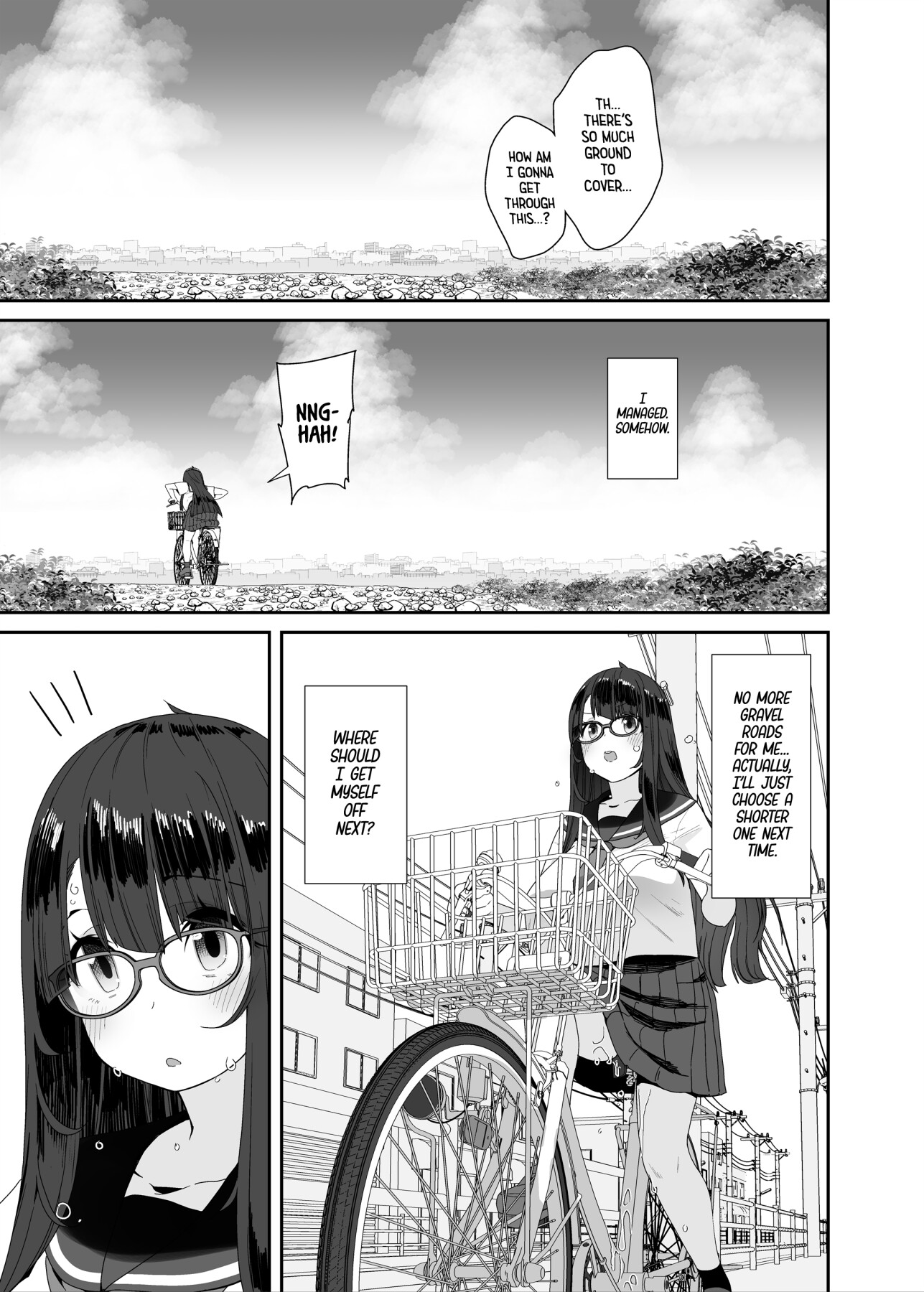 Hentai Manga Comic-The Slutty, Stacked Middle Schooler Who Gets Off on her Bike-Read-27